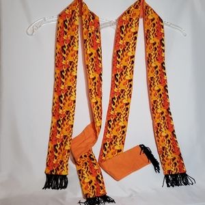 2 Lightly worn scarves